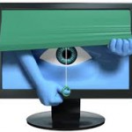 Eye watching tv